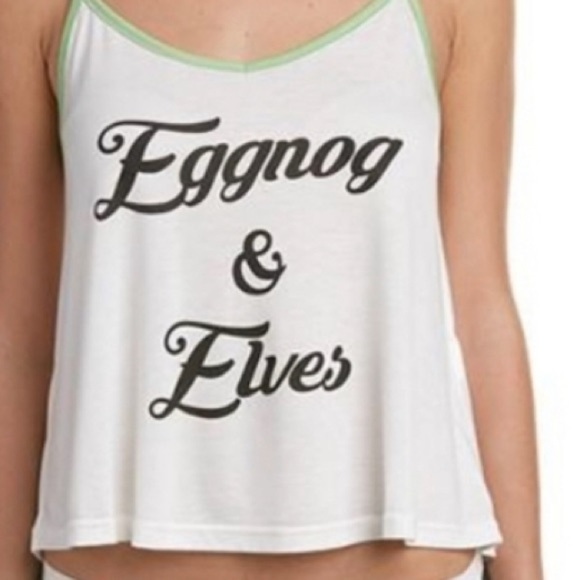 MINKPINK Sleep Christmas Cami & Cheeky boy-shorts Eggnog & Elves Size XSmall NWT - Picture 9 of 15